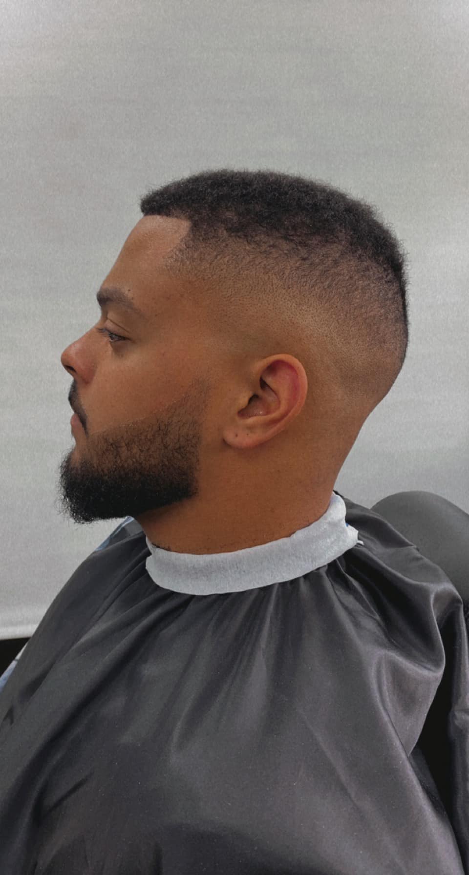 High Skin Fade with Line Detail